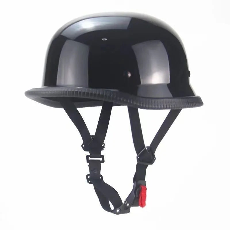 Vintage Motorcycle Cruiser Helmet Open Face Helmet Half Helmet Motorcycle Germany Face Safety Helmet Retro Scooter Half Helmet