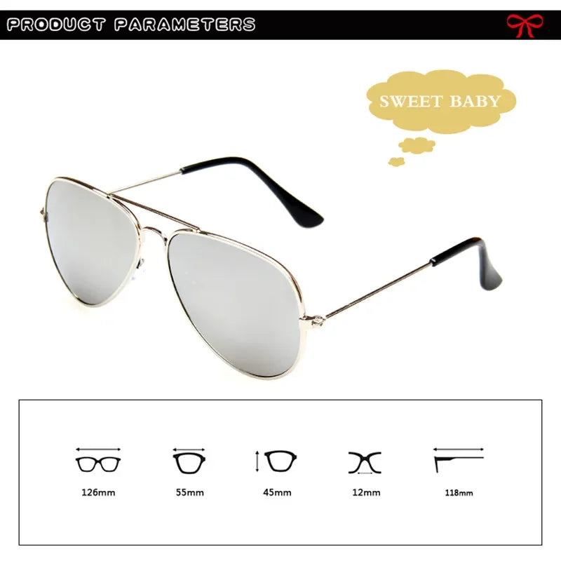 Gafas De Sol Retro Luxury Kids Sunglasses UV400 Eye Protection Children Outdoor Riding Sun Glasses Shades for Boys Girls