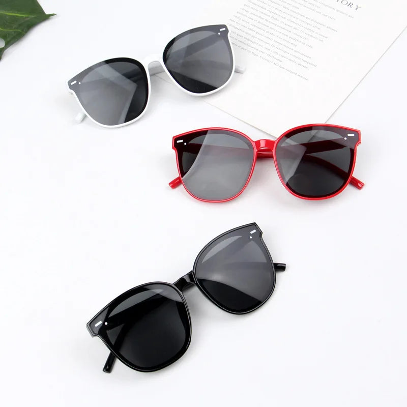 MYT_0328 Kids Sunglasses Boys Retro Children Sunglasses Girls Sun Glasses Vintage Baby Eyeglasses Oculos Simple Eyewear UV400