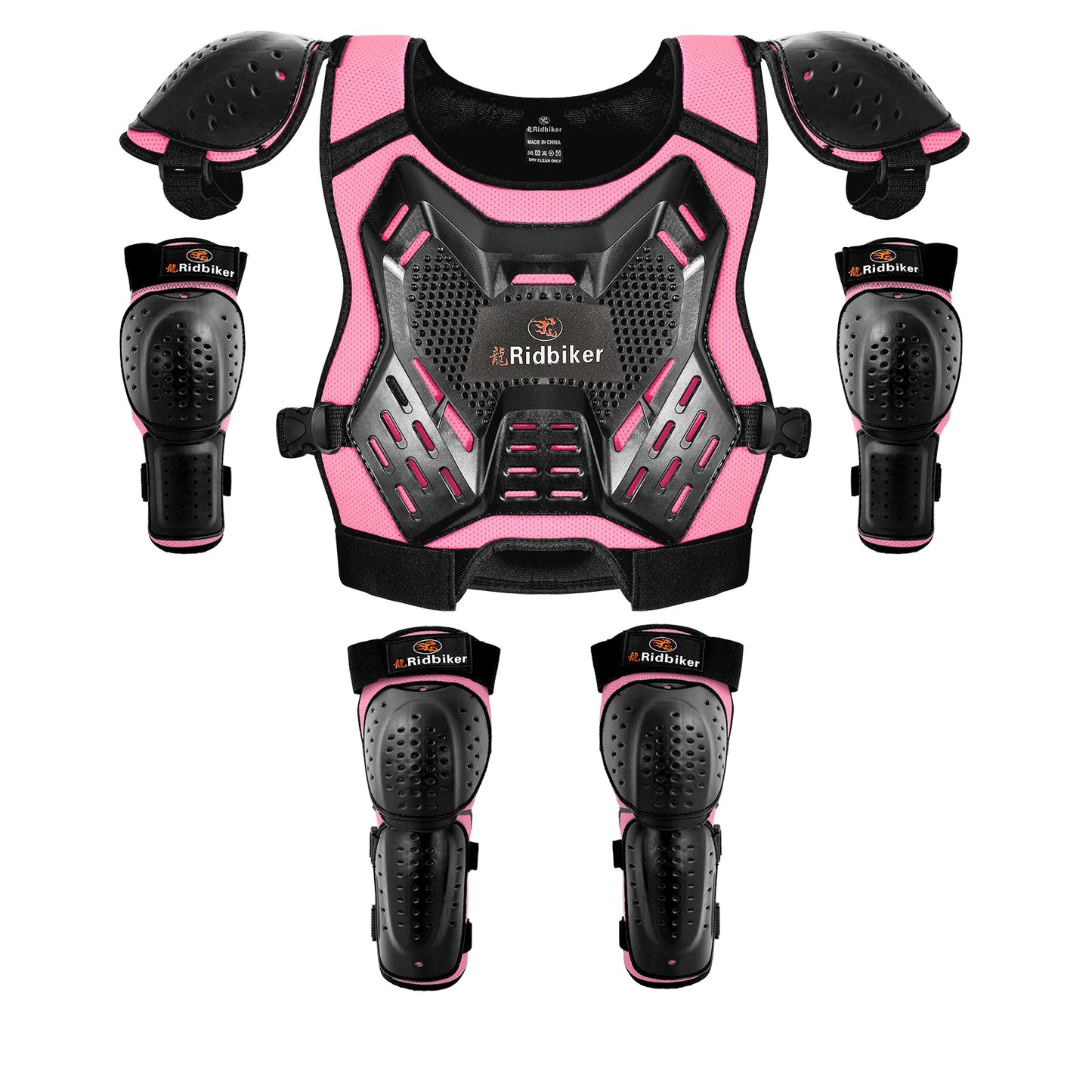 Kids Dirt Bike Gear Motocross Chest Protector Motorcycle Protective Gear Armor Vest Knee Guards Elbow Pads Dirt Bike Riding Gear