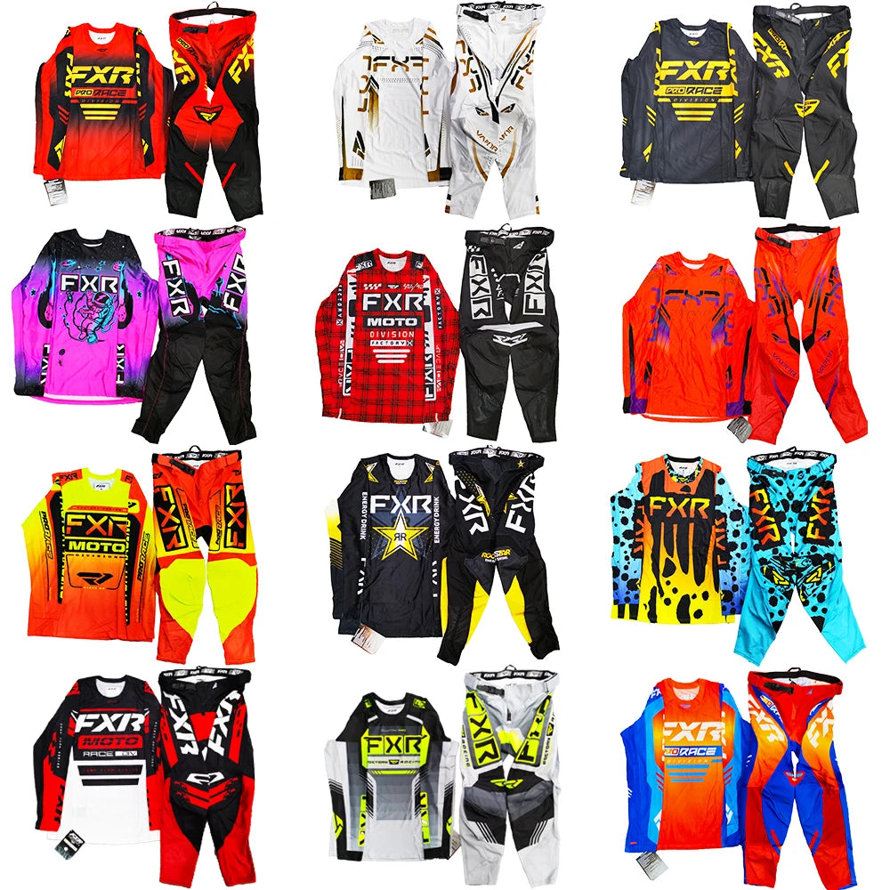 2024  off Road Motorcycle Clothing Motocross Jersey Pants Set MX Gear Set ATV Dirt Bike Combo Suit