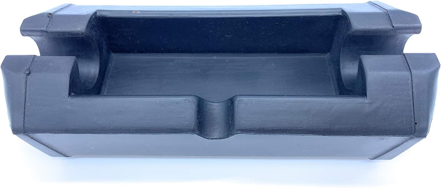 SEND IT Bar Pad with FREE DONUTS Handlebar Dirtbike ATV Crossbar (BLACK, SQUARE)