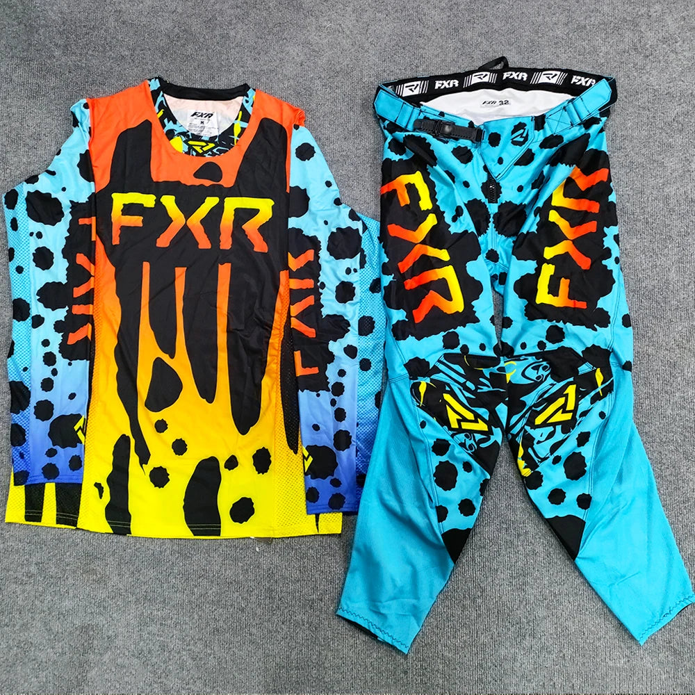 2024  off Road Motorcycle Clothing Motocross Jersey Pants Set MX Gear Set ATV Dirt Bike Combo Suit
