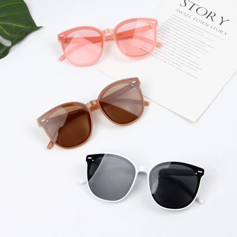 MYT_0328 Kids Sunglasses Boys Retro Children Sunglasses Girls Sun Glasses Vintage Baby Eyeglasses Oculos Simple Eyewear UV400