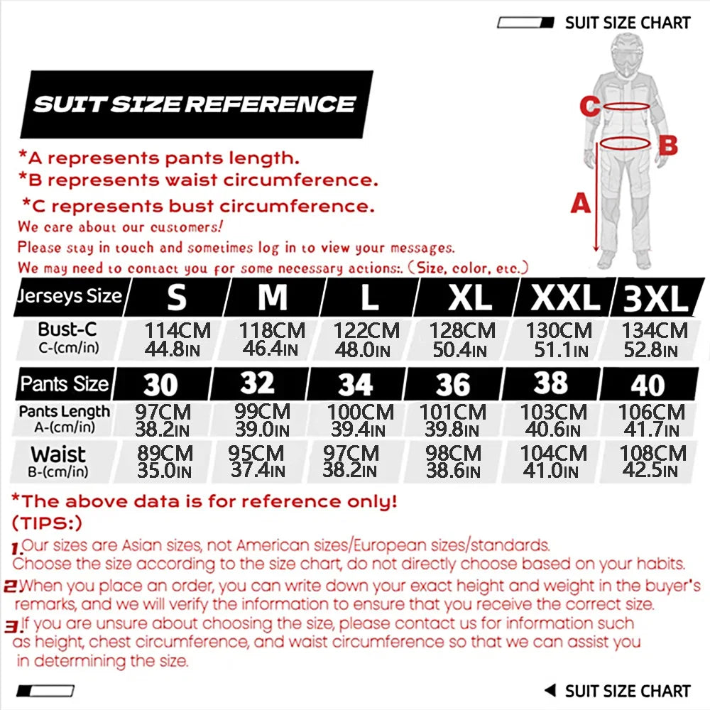 2024  off Road Motocycle Jersey Pants Set MX Gear Set Motocross Clothing Combo Dirt Bike Motorcycle Suit
